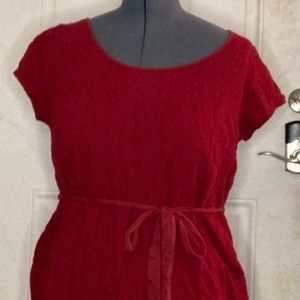 Semi-Casual Red lace shirt